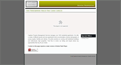 Desktop Screenshot of capilanopropertymanagement.com